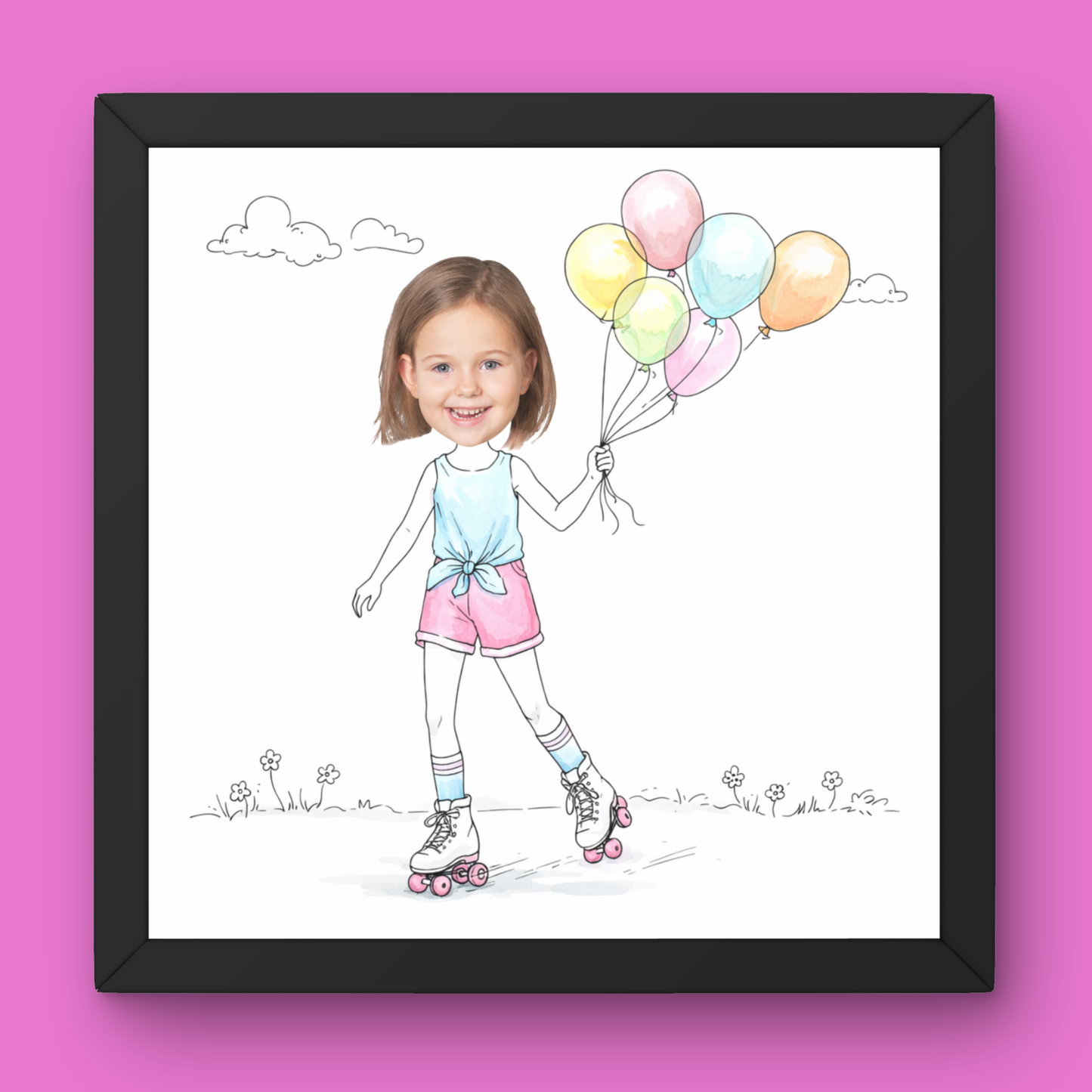 SKATES AND BALLOONS