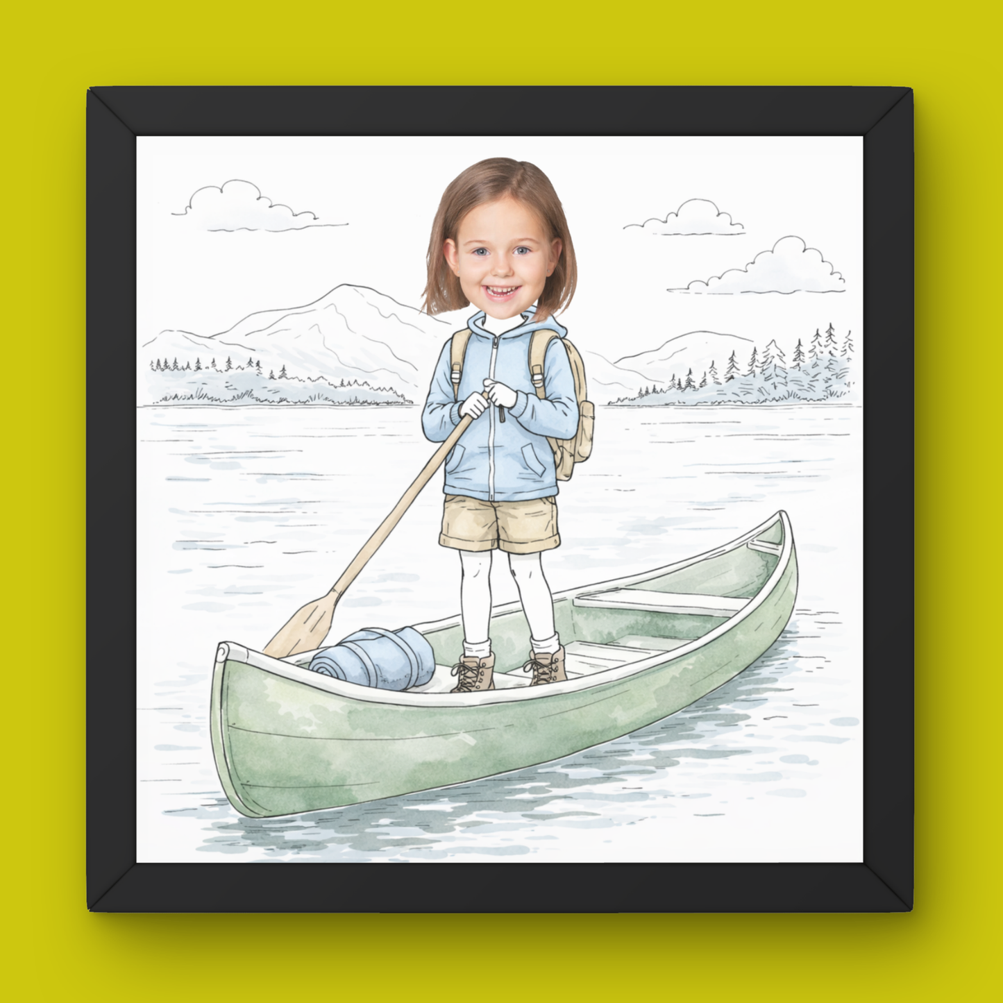 CANOE ON THE WATER