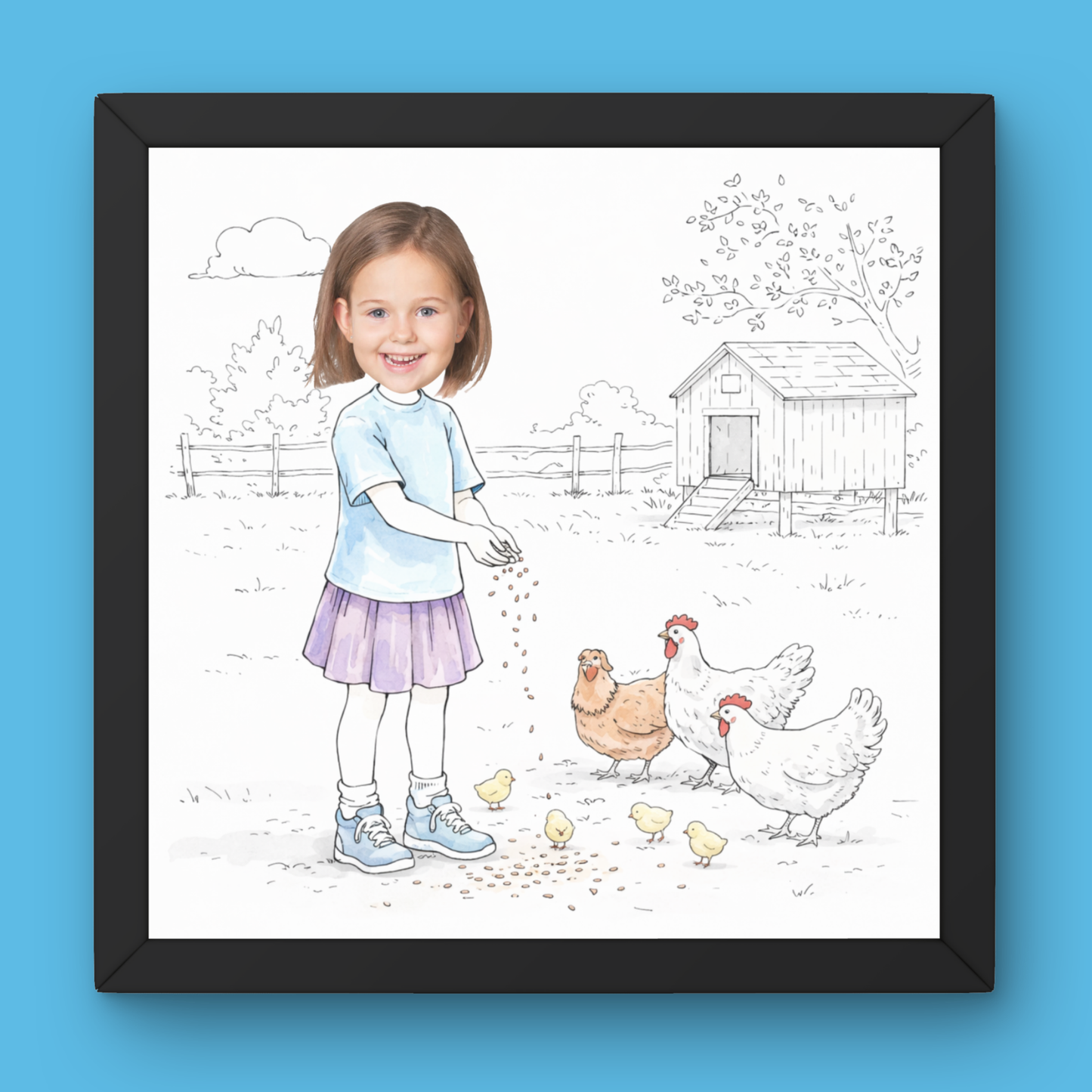 WITH THE CHICKENS
