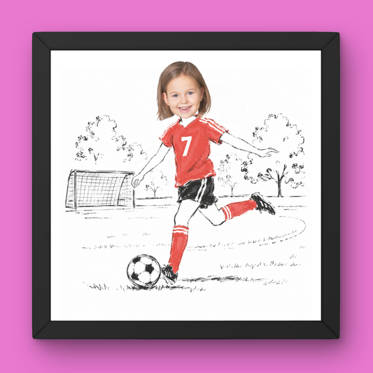 KICKING SOCCER BALLS