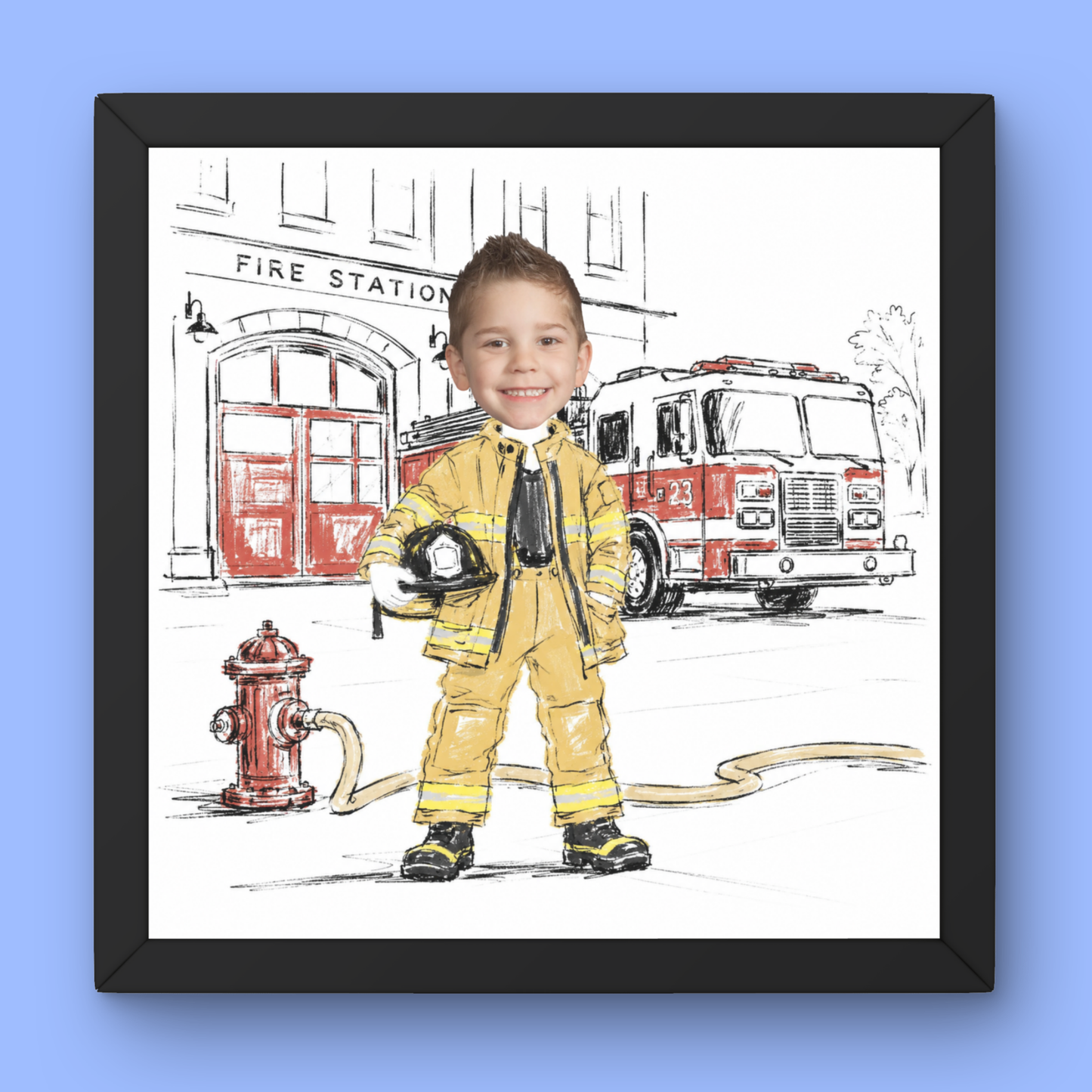 FIREFIGHTER IN ACTION