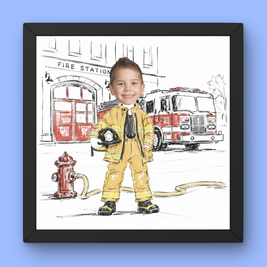 FIREFIGHTER IN ACTION