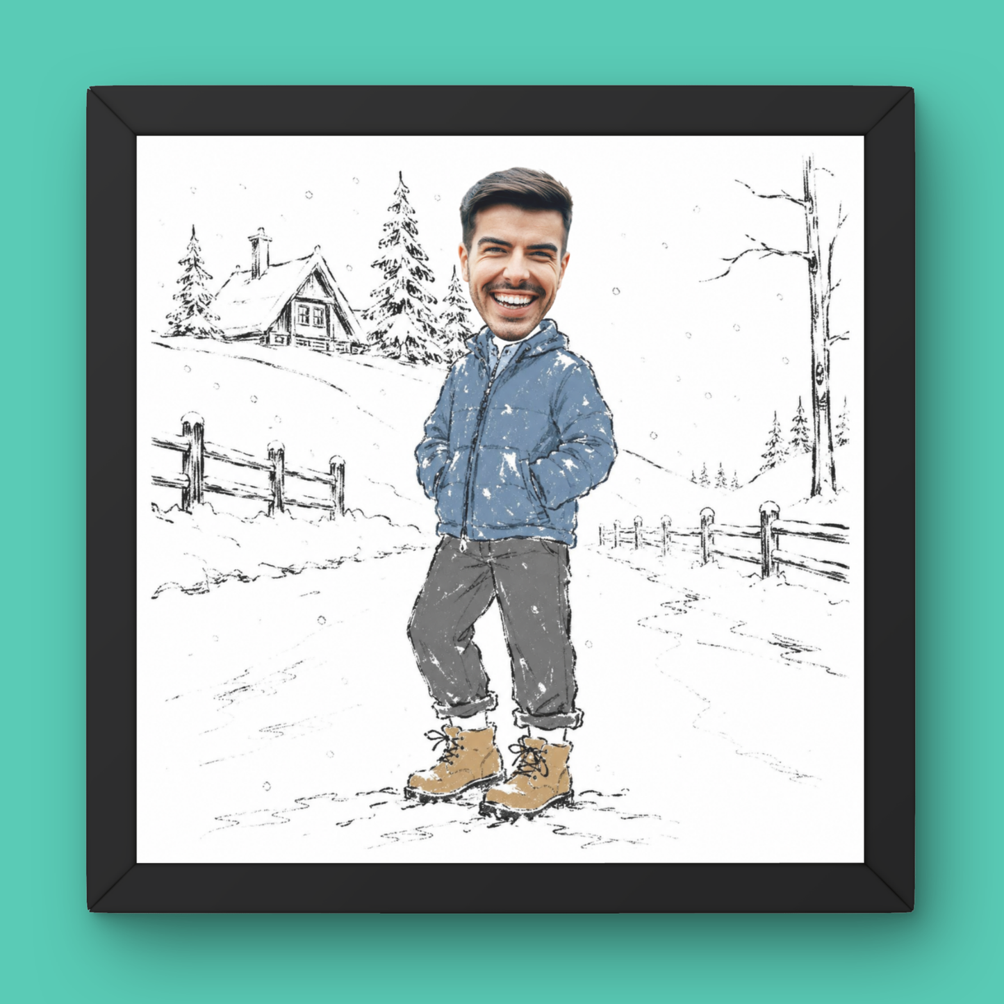 OUT IN THE SNOW